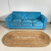 Gambar TIKAR ANYAMAN ENCENG GONDOK/RUG OVAL ENCENG GONDOK UK P200xL100 dari ECOGREEN LIVING undefined 5 Tokopedia