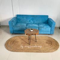 Gambar TIKAR ANYAMAN ENCENG GONDOK/RUG OVAL ENCENG GONDOK UK P200xL100 dari ECOGREEN LIVING undefined 2 Tokopedia