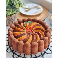 Gambar Loyang Kue Charlotte Bundt Pan Anti Lengket 24cm HOTCHEF (1 box) - Cha - Charlotte 24CM dari Online Fresh Mart undefined 4 Tokopedia