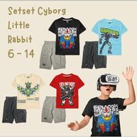 Gambar Setelan Cyborg Celana Pendek Kaos Anak Cowok Laki Laki Remaja 6-14th - Cream, 8 dari Ikhmeers collection undefined 1 Tokopedia