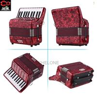 Gambar Alat Musik Akordion Piano 22 Tuts 8 Bass Dengan Strap Adjustable Tas - Hitam, #2 dari ChelOne undefined 2 Tokopedia