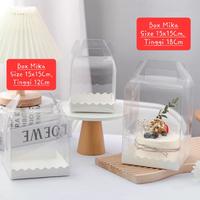 Gambar Box Mika Cake Tenteng 10Pc. Kotak Kue Tart Transparan Berkualitas dari humahidy undefined 1 Tokopedia