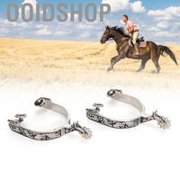 Gambar Ooidshop West Cowboy Pattern Horse Boot Spurs With Gear For Equestrian dari tokoh septian undefined 4 Tokopedia