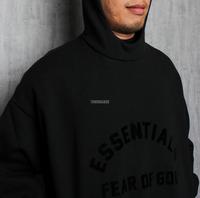 Gambar Fear Of God FOG Essentials Jet Black Hoodie 100% Authentic - XXS dari TSM Sneaker undefined 5 Tokopedia