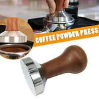 Gambar Tamper Kopi 58 mm 51mm Kayu Wooden Coffee Temper Espresso Stainless - 51mm coklat dari CV KAJAYA NIAGA BERSAMA undefined 2 Tokopedia