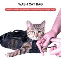 Gambar Pet Supply Cat Grooming Bathing Restraint Bags with Muzzle for Nail dari chumaaa undefined 3 Tokopedia