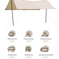 Gambar Tenda Kanopi Camping - Flysheet Shelter Hujan Proof Simple Build 3 - 5x3M dari Sungai Kuning undefined 3 Tokopedia