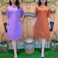 Gambar Ready Dress Plain Mote Blowy Scuba Size Jumbo 3014 dari Mia sttore undefined 1 Tokopedia