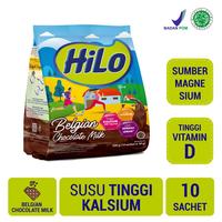 Gambar HiLo Belgian Chocolate 10 sachet x 30gr - Susu Tinggi Kalsium Rendah dari EMITR STORE undefined 1 Tokopedia