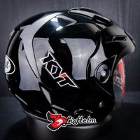 Gambar HELM KYT VENOM RR2 BLACK l KYT VENOM HALF FACE HELMET SNI l DOUBLE dari toko Viola shop. undefined 4 Tokopedia