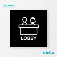 Gambar Lobby Signage Board Akrilik Tempel Dinding Papan Acrylic - Hexa Hitam, 20 cm dari Otello Studio undefined 1 Tokopedia