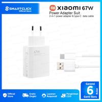 Gambar Charger Handphone Xiaomi 67W Power Adapter Data Cable Type-C Original dari SmartClick.id undefined 3 Tokopedia