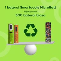 Gambar Baterai Cas Isi Ulang 4pcs Smartoools MicroBatt AAA 1.2V Micro USB dari Sussy- store undefined 3 Tokopedia