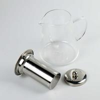 Gambar Teko Teh Kaca Dengan Saringan Stainless Infuser Filter Borosilicate - 450ml dari Home Depot Jakarta undefined 4 Tokopedia
