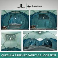 Gambar Quechua Tenda Arpenaz Family 6.3 untuk 6 sampai 10 Orang - 3 Kamar dari daranovita _store undefined 5 Tokopedia