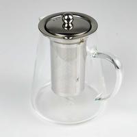 Gambar Teko Teh Kaca Dengan Saringan Stainless Infuser Filter Borosilicate - 450ml dari Home Depot Jakarta undefined 2 Tokopedia
