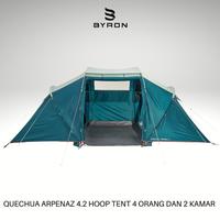 Gambar Quechua Arpenaz 4.2 Hoop Tent Tenda 4 Orang dan 2 Kamar Original dari daranovita _store undefined 1 Tokopedia
