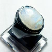 Gambar CINCIN BATU AKIK BIDURI BULAN AIR LAUT RING TITANIUM HITAM Diskon dari jindha shop-87 undefined 3 Tokopedia