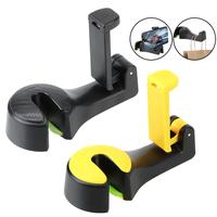 Gambar 2 In 1 Car Seat Back Storage Hook Cell Phone Stand Trash Bag Hanger dari tictactwo undefined 1 Tokopedia