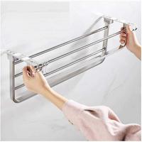 Gambar Gantungan Handuk Kamar Mandi Stainless Dinding Lipat Minimalis Hotel - Hitam dari Home Depot Jakarta undefined 2 Tokopedia