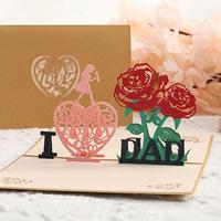 Gambar Pearlid 3D Pops-up Card Birthday for Dad Handmade Gift Hadiah Ayah dari Caudia Official undefined 4 Tokopedia