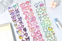 Gambar GROSIR Stiker Korea PET Kuromi Kitty Cutting Sticker DIY Korea Murah - POMPOMPURIN KUN dari Grosir Sukses Jakarta undefined 4 Tokopedia