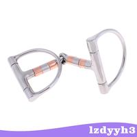Gambar [In stock] Draft Horse 5\" Stainless Steel D-ring Snaffle Equestrian dari insaf storedu undefined 2 Tokopedia