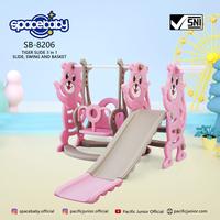 Gambar Spacebaby Tiger Slide 3 In 1 (SB-8206) - Perosotan Ayunan Basket Tiger dari Wong Toys Online. undefined 4 Tokopedia