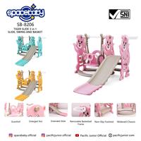 Gambar Spacebaby Tiger Slide 3 In 1 (SB-8206) - Perosotan Ayunan Basket Tiger dari Wong Toys Online. undefined 5 Tokopedia