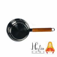Gambar Milk Pot Gagang Kayu Stainless Steel SUS 304 - 18cm dari HESTIA HOME OFFICIAL undefined 2 Tokopedia