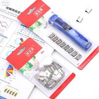 Gambar RVPCL Office Supplies Push Clip Device Portable Handheld Paper Fast dari Rins ol shop undefined 4 Tokopedia