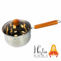 Gambar Milk Pot Gagang Kayu Stainless Steel SUS 304 - 18cm dari HESTIA HOME OFFICIAL undefined 5 Tokopedia