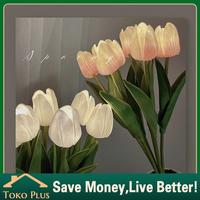 Gambar Lampu Meja Led Bentuk Bunga Tulip Dengan Usb Charging Simulasi Keramik - Putih dari Toko Plus ID undefined 1 Tokopedia