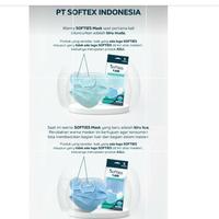 Gambar Masker Medis Softies 3ply 50 sheets Surgical Mask Diskon dari tasniya farra undefined 4 Tokopedia