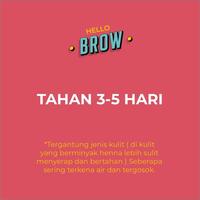 Gambar Hello Brow Henna Alis Warna Coklat dan Hitam 2 Pcs Henna Saja dari alisa_storeee undefined 3 Tokopedia