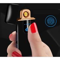 Gambar Korek Api ELEKTRIK Fingerprint Touch Screen Electric Lighter Slim dari arnia-a undefined 2 Tokopedia