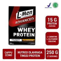 Gambar L-Men Whey Advanced Cappuccino 250 gram - Suplemen Tinggi Whey Protein dari irenakusuma olshop undefined 1 Tokopedia