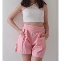 Gambar [BBb] Lacey Pleated Shorts Boss Babe the Label Celana Pendek dari yunaa shop1 undefined 4 Tokopedia