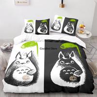 Gambar Moc 3D Kawaii Bedding Set Japanese Anime My Neighbor Totoro Bed dari mock optimism undefined 4 Tokopedia