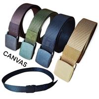 Gambar Ikat pinggang Buckle Jepit Kanvas Nilon Formal daily Premium - Hitam dari Oriza Store17 undefined 1 Tokopedia