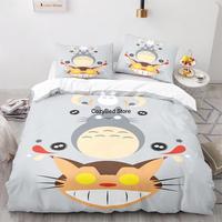 Gambar Moc 3D Kawaii Bedding Set Japanese Anime My Neighbor Totoro Bed dari mock optimism undefined 3 Tokopedia