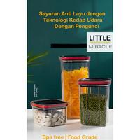 Gambar Toples Penyimpanan Kue Makanan Kacang Kedap Udara - Toples Sayuran dari endruwill undefined 1 Tokopedia