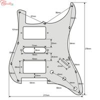 Gambar 3Ply 11Holes ST HSH Guitar Pickguard Scratch Plate for Strat Electric dari Zahrah Adia undefined 5 Tokopedia