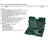 Gambar Kunci Socket Set 120 Pcs 1/4 " & 3/8 " & 1/2 " 09014 SATA TOOLS Best dari INDO MECHANIC undefined 2 Tokopedia