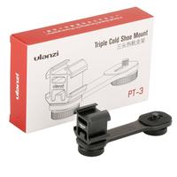 Gambar ULANZI PT-3 Triple Hot Cold Shoe Mount Adapter Bracket for Mic LED dari niken shop0 undefined 3 Tokopedia