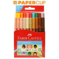 Gambar SPIDOL FABER CASTELL 155006E 20C CONNECTOR PENS WORLD COLOURS dari Paperclip Indonesia undefined 1 Tokopedia