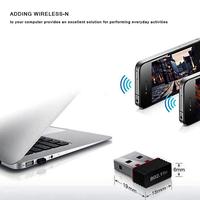 Gambar Komputer & Aksesoris USB Wifi Adapter Wireless Mini Dongle 802.11N dari AJO AUDIO undefined 5 Tokopedia