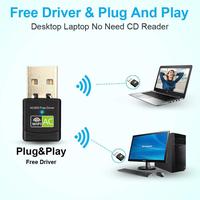 Gambar Komputer & Aksesoris EASYIDEA 600Mbps USB Wifi Dongle DUAL BANDUSB dari AJO AUDIO undefined 2 Tokopedia