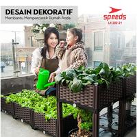 Gambar SPEEDS Planting Box 37x37cm Tanaman Plastik Pot Bunga Planter Benih dari Kame_Kame undefined 5 Tokopedia