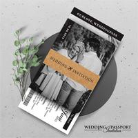 Gambar UNDANGAN PERNIKAHAN PASSPORT - UNDANGAN NIKAH AESTHETIC - UNDANGAN dari zuhria shop- undefined 4 Tokopedia
